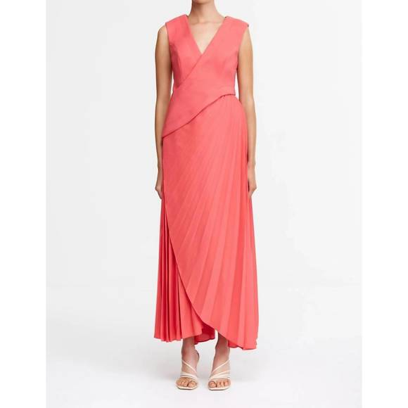 NEW ACLER fairfield maxi dress in rosewood